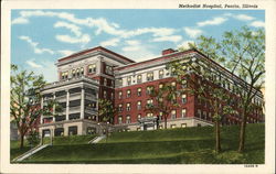 Methodist Hospital Peoria, IL Postcard Postcard Postcard