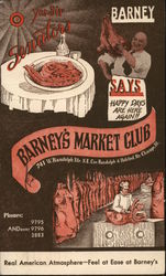 Barney's Market Club Postcard