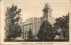 University Hall, University of Illinois Champaign, IL Postcard Postcard Postcard