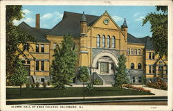 Alumni Hall of Knox College Galesburg, IL Postcard Postcard Postcard