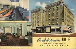 Auditorium Hotel Postcard