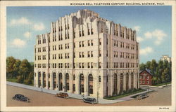 Michigan Bell Telephone Company Building Postcard