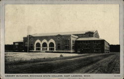 Armory Building at Michigan State College East Lansing, MI Postcard Postcard Postcard