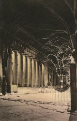 Angell Hall on a Winter's Night, University of Michigan Ann Arbor, MI Postcard Postcard Postcard