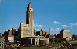 City Hall With Le Veque-Lincoln Tower in Background Postcard