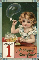 A Happy New Year Postcard