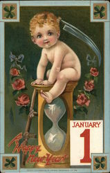 A Happy New Year Postcard