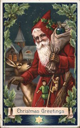 Christmas Greetings Postcard