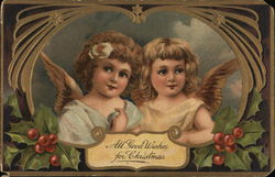 All Good Wishes for Christmas Postcard