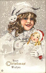 Best Christmas Wishes Children Postcard Postcard Postcard