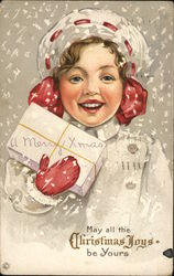 May All the Christmas Joys Be Yours Children Postcard Postcard Postcard