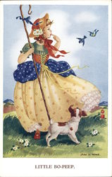 Little Bo-Peep Nursery Rhymes Postcard Postcard