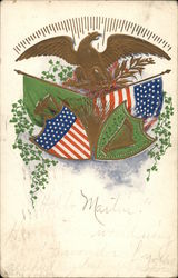 Patriotic Symbols Postcard