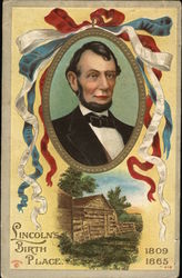 Abraham Lincoln's Birth Place Presidents Postcard Postcard Postcard