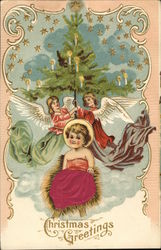 Christmas Greetings Postcard