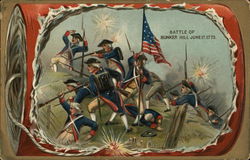 Battle of Bunker Hill June 17, 1773 Postcard