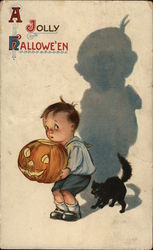 A Jolly Halloween Postcard