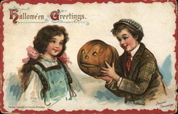 Halloween Greetings Postcard Postcard Postcard