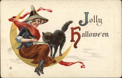 Jolly Halloween Postcard