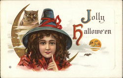 Jolly Halloween Postcard