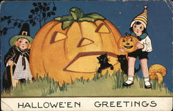 Halloween Greetings Postcard Postcard Postcard