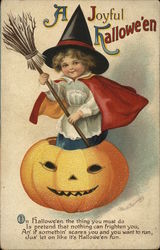 A Joyful Halloween Postcard