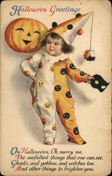 Halloween Greetings Ellen Clapsaddle Postcard Postcard Postcard