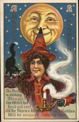 A Happy Halloween Postcard