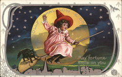 Jolly Halloween Postcard Postcard Postcard