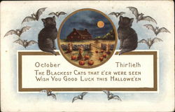 October Thirtieth Halloween Postcard Postcard Postcard