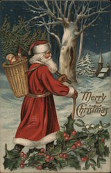 Merry Christmas Santa Claus Postcard Postcard Postcard