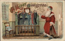 A Merry Christmas Santa Claus Postcard Postcard Postcard