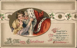 A Merry Christmas Children Postcard Postcard Postcard