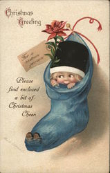 Christmas Greeting Children Postcard Postcard Postcard