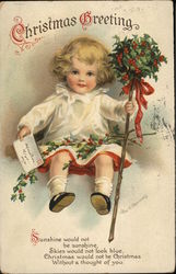 Christmas Greeting Postcard