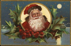 Wishing You A Merry Christmas Santa Claus Postcard Postcard Postcard