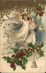 A Joyful Christmas Angels Postcard Postcard Postcard