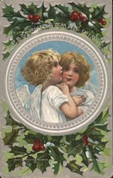 Best Christmas Wishes Angels Postcard Postcard Postcard