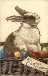 An Easter Greeting Postcard