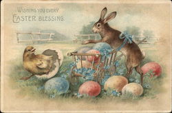 Wishing You Every Easter Blessing Postcard