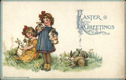 Easter Greetings Postcard