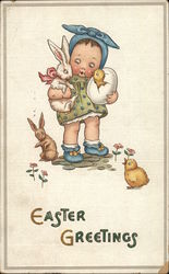 Easter Greetings Postcard