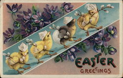 Easter Greetings Postcard