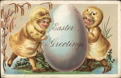 Easter Greetings Postcard