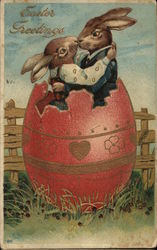 Easter Greetings Postcard