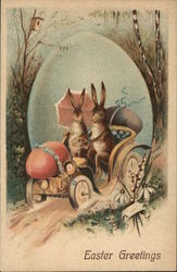 Easter Greetings Postcard