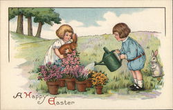 A Happy Easter Postcard