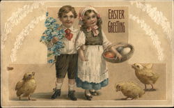 Easter Greeting Postcard