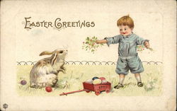 Easter Greetings Eggs Postcard Postcard Postcard