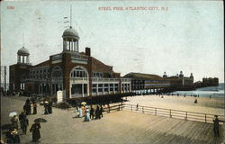 Steel Pier Postcard